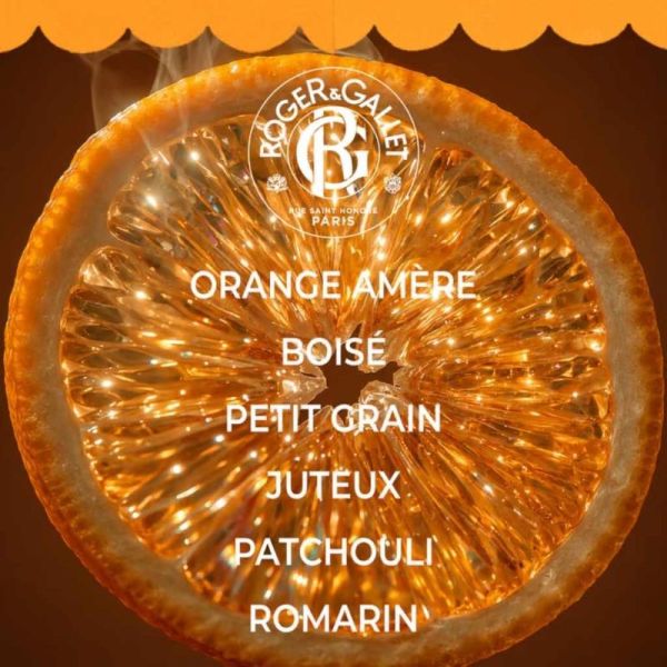 Roger&Gallet Coffret Noël Bois d'Orange - Eau parfumée et savon bienfaisant