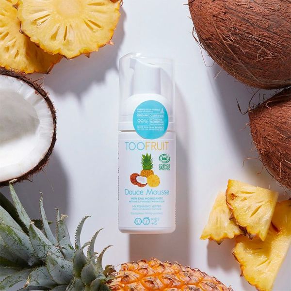 Toofruit Douce Mousse Nettoyante Visage - 100ml - Mousse nettoyante visage douce pour enfants