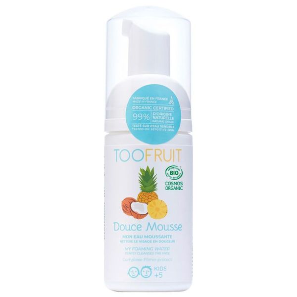 Toofruit Douce Mousse Nettoyante Visage - 100ml - Mousse nettoyante visage douce pour enfants