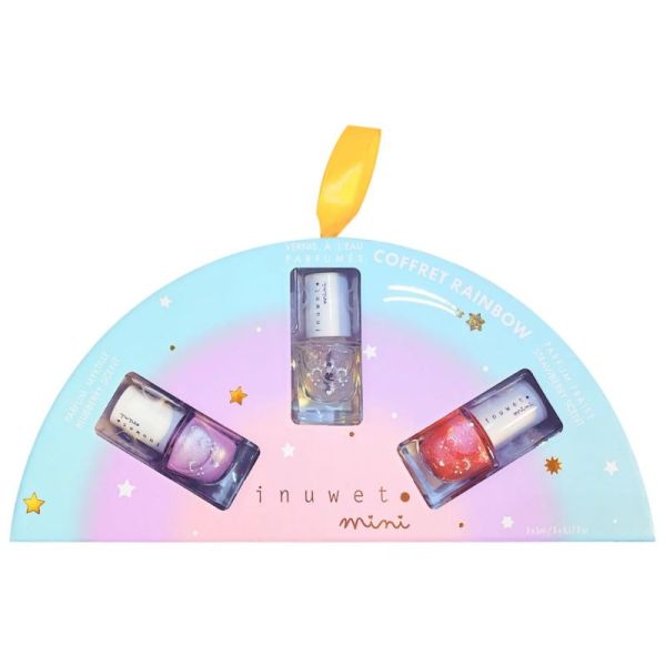 Inuwet Coffret Trio Vernis à Ongles à l'Eau Kids Rainbow - 3 Vernis