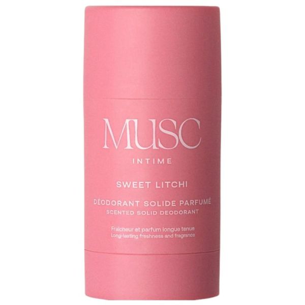 Musc Intime Sweet Litchi Déodorant Solide Parfumé 50g – Fraîcheur et protection
