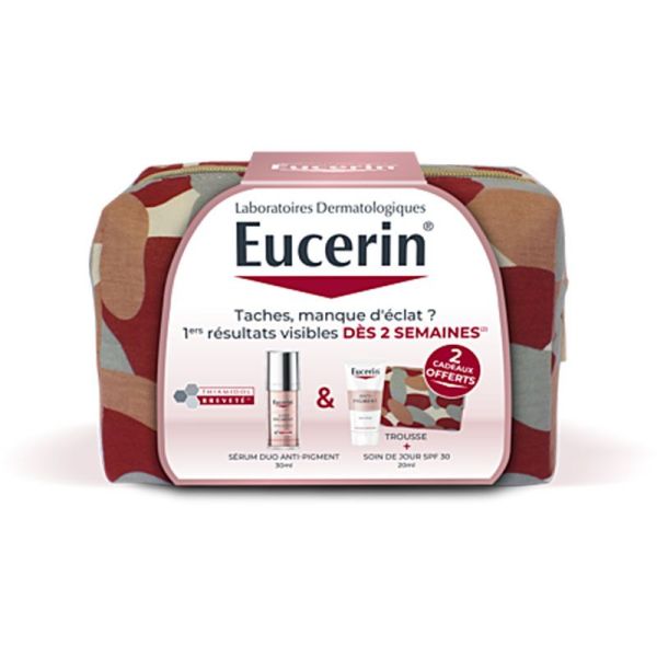 Eucerin Kit Routine Anti-Pigment Sérum Duo 30ml + Soin de Jour SPF30 20ml + Trousse Offert