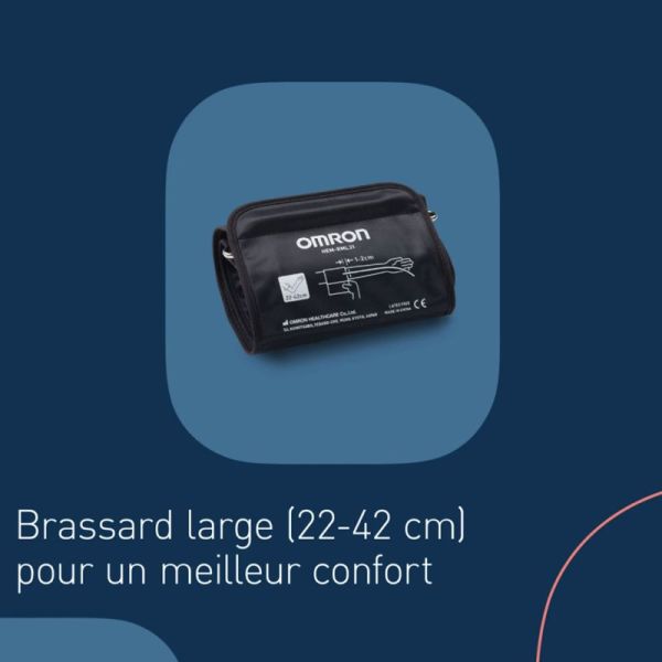 Omron Tensiomètre M2+ Connect - 1 unité - Précision clinique et suivi connecté simplifié
