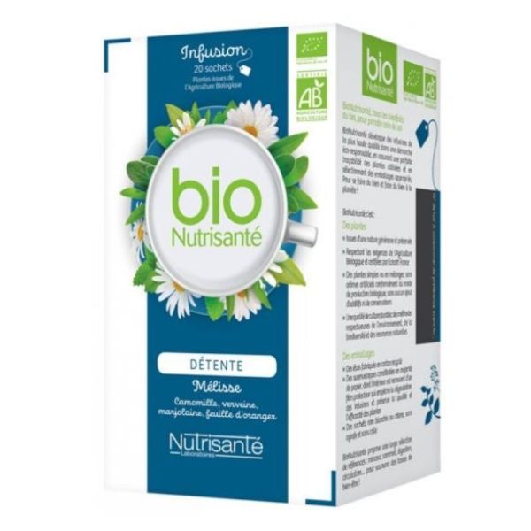 Nutrisanté Infusion Détente Bio - 20 Sachets