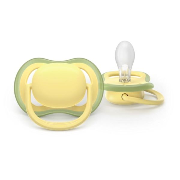 Philips Avent Ultra Air Day and Night Sucettes Orthodontiques en Silicone +18 Mois - 2 Sucettes
