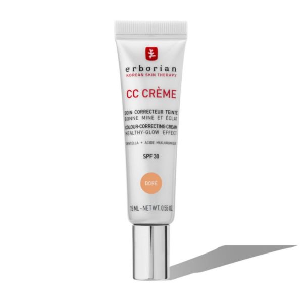 Erborian CC Crème à la Centella Asiatica Soin Perfecteur Teint SPF30 - Teinte Doréé - 15ml
