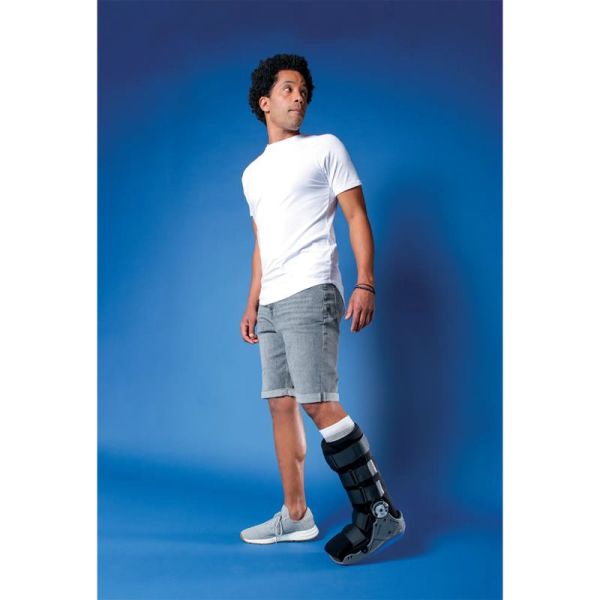 Thuasne LigaStep ROM Walker Botte de Marche Articulée Long – Contrôle d'Amplitudes et Immobilisation