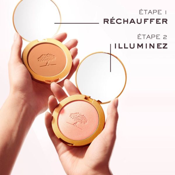 Nuxe Prodigieux Floral Poudre Illuminatrice Multi-Usages 9,5 g – Enlumineur éclat fini délicatement rosé