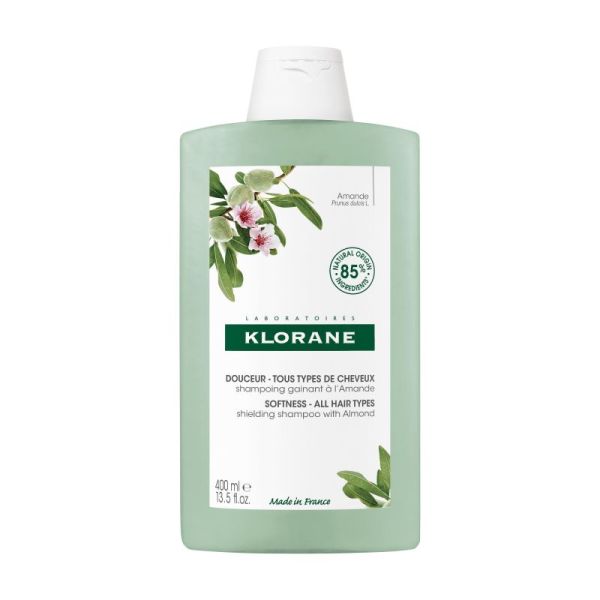 Klorane Douceur - Tous Types de Cheveux Shampoing Gainant à l'Amande - 200 ml