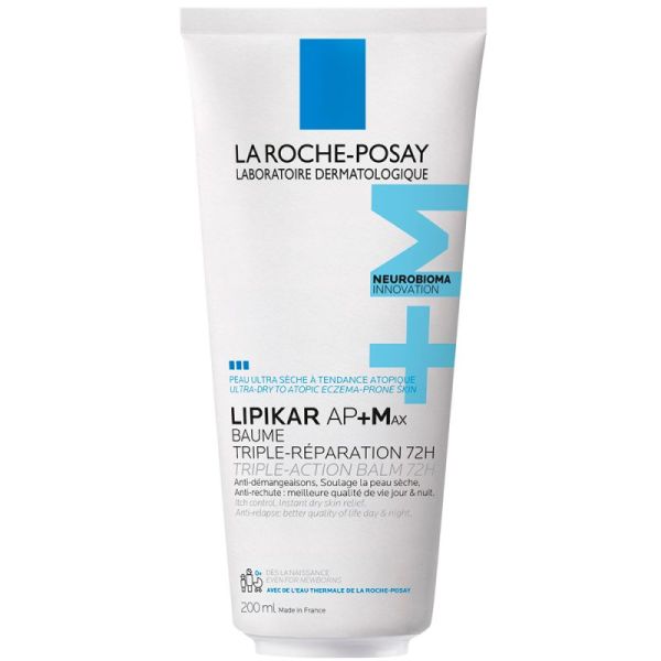 La Roche-Posay Lipikar AP+ MAX Baume - 200ml - Visage & Corps Relipidant Anti-Démangeaisons