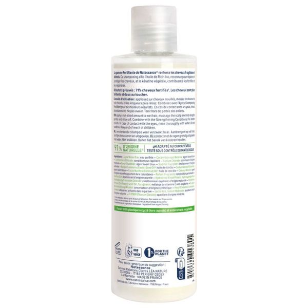 Natessance Shampooing Réparateur Fortifiant Ricin 250 ml