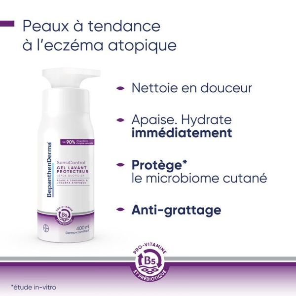 Bepanthen Derma SensiControl Gel Lavant Protecteur 400 ml