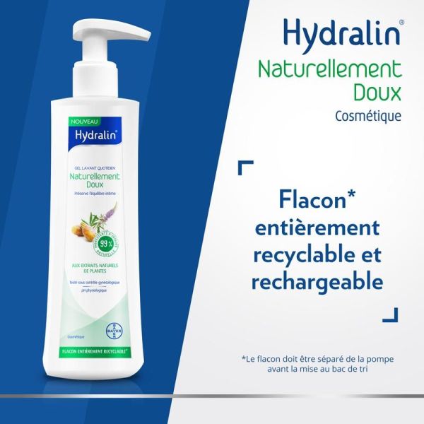 Hydralin Gel Lavant Intime Quotidien Naturellement Doux - 400ml