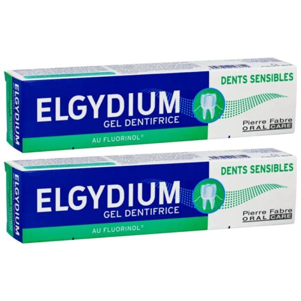 Elgydium Sensiprotect Dentifrice Duo Dents Sensibles 2x75ml – Protection et email