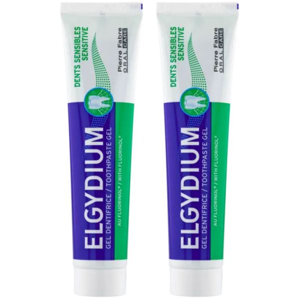 Elgydium Sensiprotect Dentifrice Duo Dents Sensibles 2x75ml – Protection et email