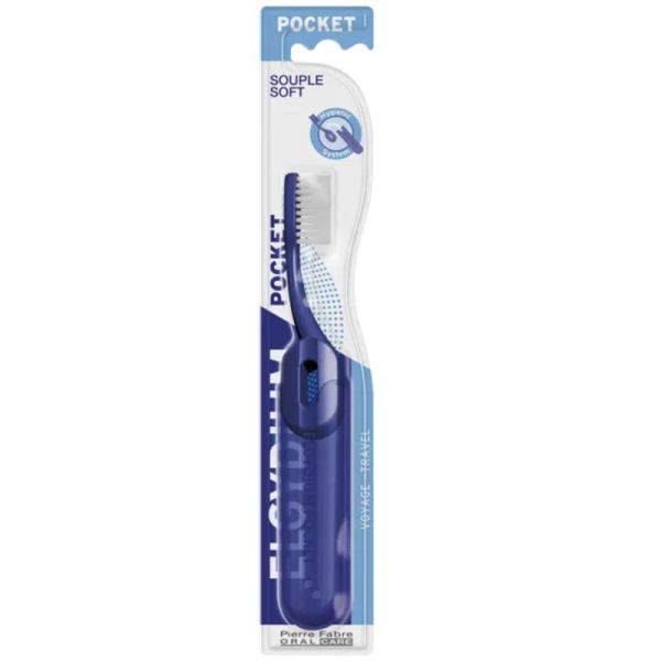 Elgydium Pocket Brosse à Dents de Voyage Souple – Pratique et hygiénique