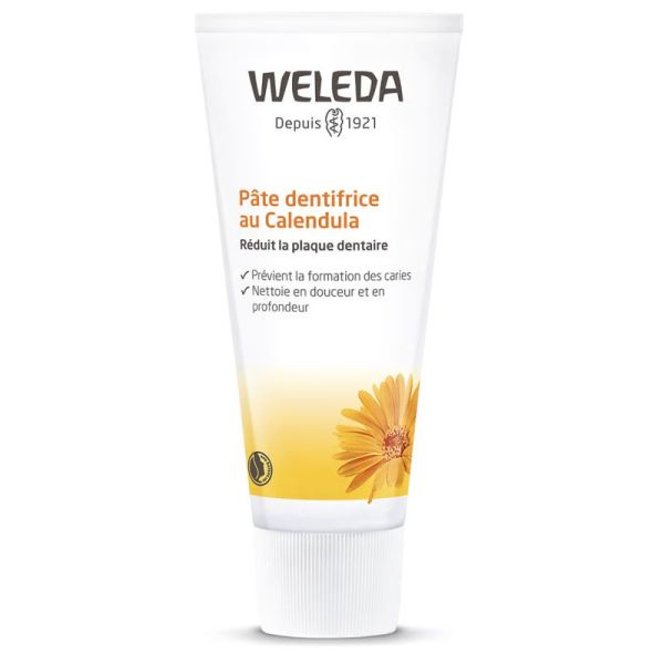 Weleda Pâte Dentifrice au Calendula 75ml – Protection des gencives et anti-plaque