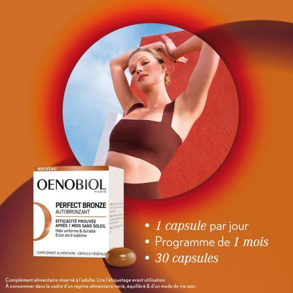 Oenobiol Perfect Bronz Autobronzant - 30 Capsules