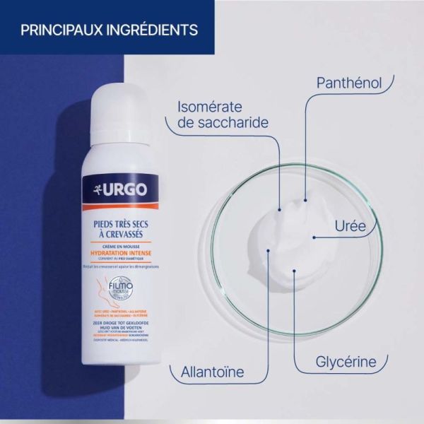 URGO Filmomousse® Hydratation Intense Pieds - 125ml