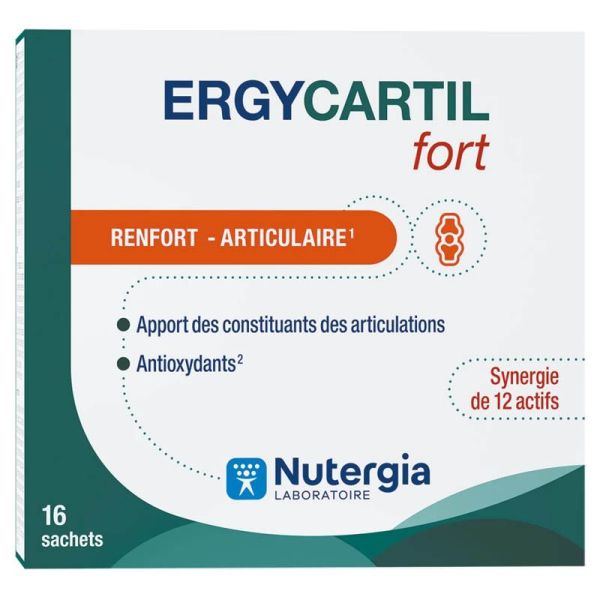 Nutergia Ergycartil Fort - Soutien des Articulations - 16 sachets