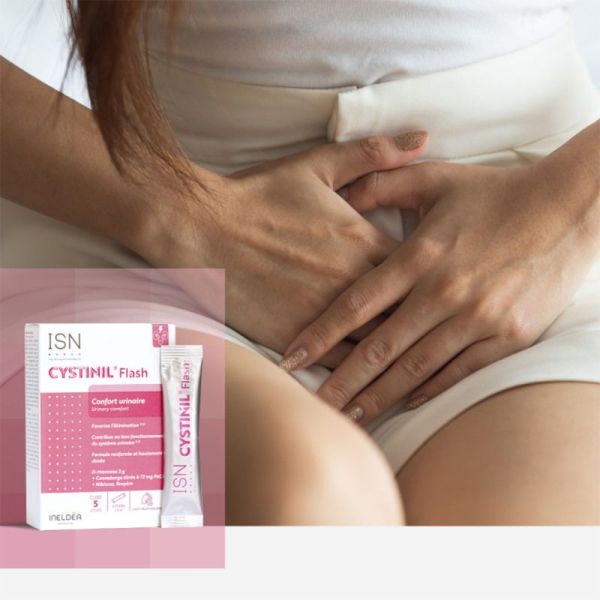 Ineldea Cystinil Flash - 10 sticks - Soulage rapidement les inconforts urinaires et favorise l’élimination