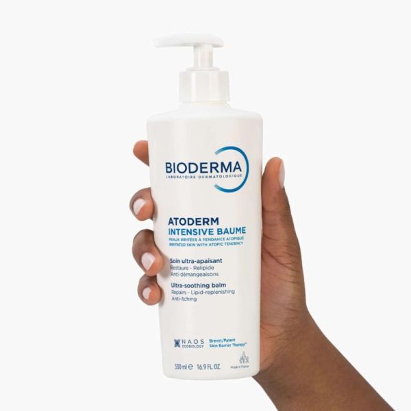 Bioderma Atoderm Intensive Baume 2x500 ml - Soin apaisant pour peaux très sèches et atopiques
