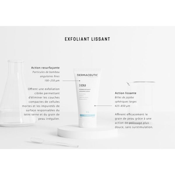 Dermaceutic D Scrub Exfoliant Lissant 50ml – Gommage visage éclat