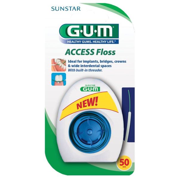 GUM Access Floss Fil Dentaire - 50 mètres
