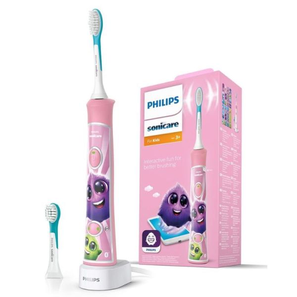 Philips Sonicare For Kids Brosse à Dents Électrique Connectée HX6352/42 Rose