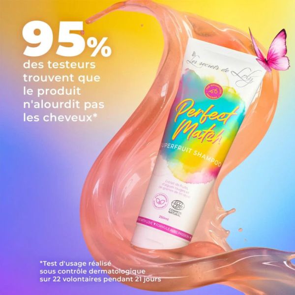Les Secrets De Loly Shampoing Superfruit Perfect Match Bio 250ml – Éclat et légèreté