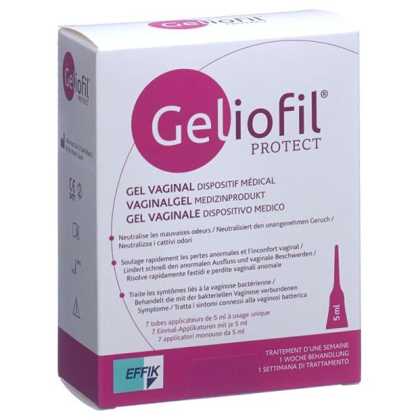 Geliofil Protect Gel Vaginal 7 tubes applicateurs