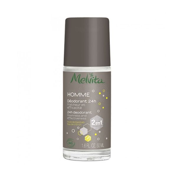 Melvita Homme Déodorant 24h Bio 50 ml