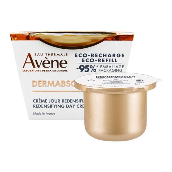 Avène - Dermabsolu Jour - Crème de Jour Redensifiante - Redensifie la Peau et Booste le Collagène - Eco-Recharge de 50ml