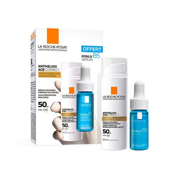 La Roche-Posay Coffret Anthelios Age Correct SPF50+ & Hyalu B5 Sérum