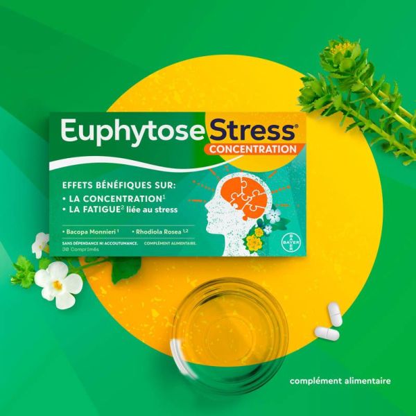 Euphytose Stress Concentration - 30 Comprimés