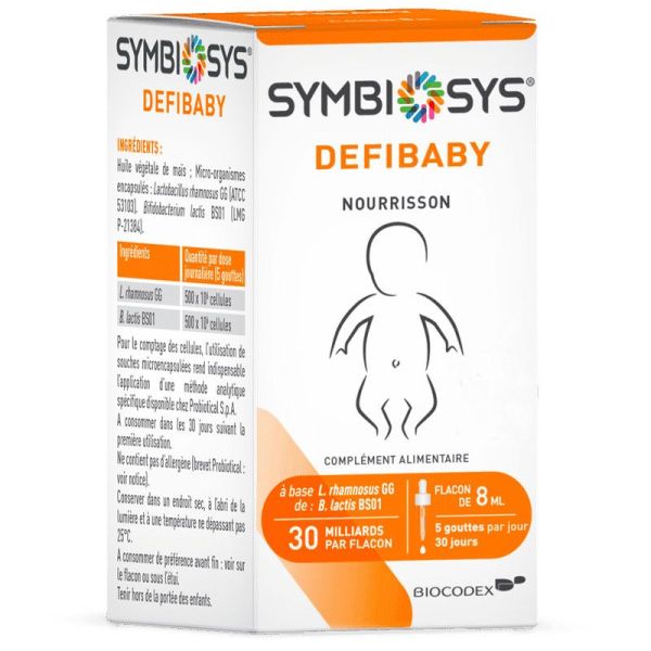 Symbiosys Defibaby Nourissons - Microbiotiques - Flacon de 8ml