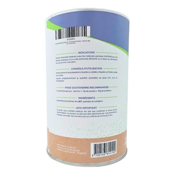 Nutrisens Forteocare Plus Poudre de protéines Saveur Neutre 400 g – Besoins protéiques et fonte musculaire