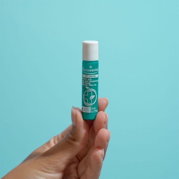 Puressentiel Mal des Transports Roller aux 7 Huiles Essentielles 5 ml – Soulage immédiatement les inconforts en voyage