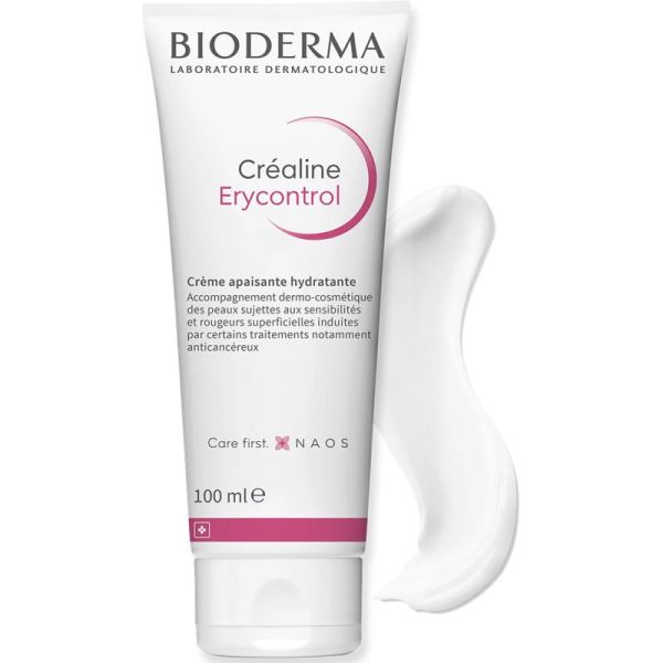 Bioderma Créaline Erycontrol Crème Apaisante Hydratante 100 ml – Crème dermo-cosmétique peaux fragilisées