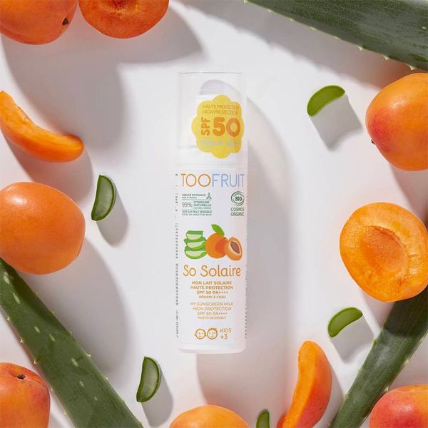 Toofruit So Solaire Lait Solaire SPF50 - 100ml - Protège efficacement la peau des enfants