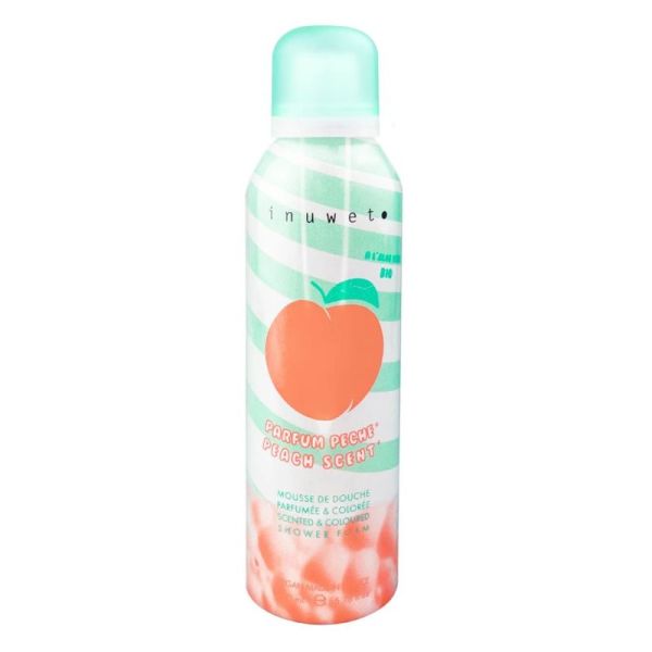 Inuwet Mousse de Douche Nettoyante Parfum Pêche - 200ml