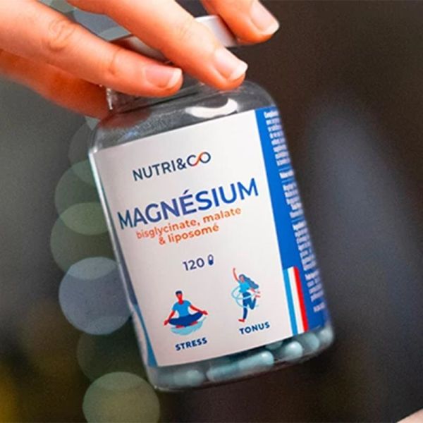 Nutri&Co Magnésium B6 240 Gélules – Énergie, anti-fatigue et système nerveux