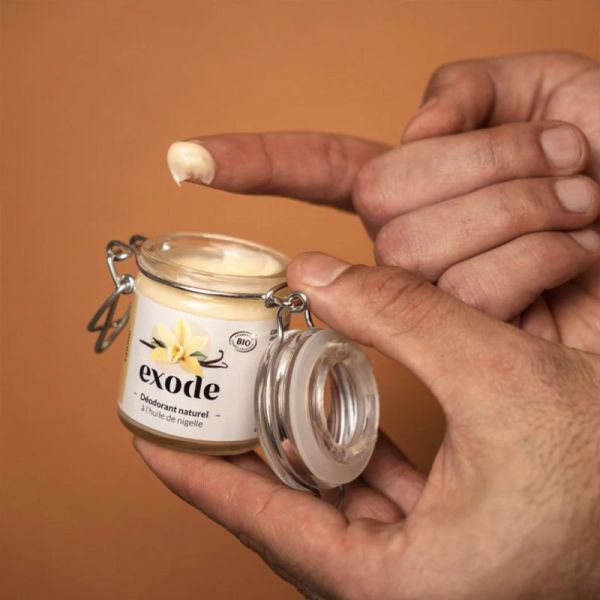 Exode Déodorant Baume Bio à l'Huile de Nigelle 50g Vanille – Efficacité 48h
