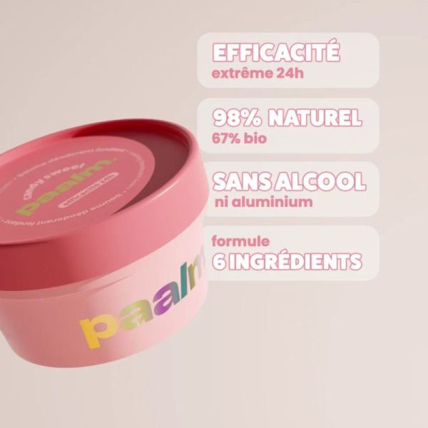 Paalm Cosmetics Baume Déodorant Candy Sweet Protection Naturelle - 50ml