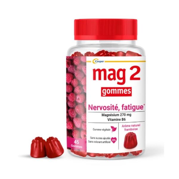 Mag 2 Goût Framboise - 45 gommes