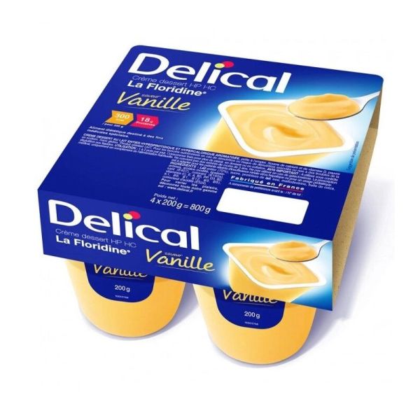 Delical Crème Dessert HP/HC La Floridine Vanille - 4 x 200g