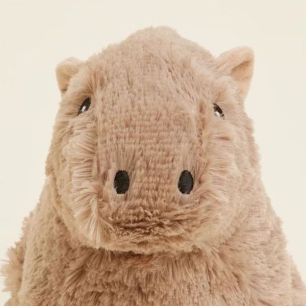 Soframar Warmies Bouillotte Peluche Déhoussable Capybara 30 cm - Chaleur réconfortante et apaisante