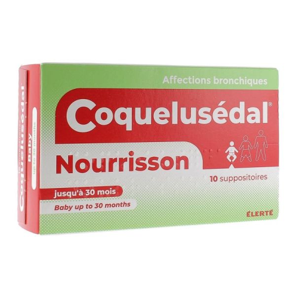 Coquelusédal Nourrisson - 10 suppositoires