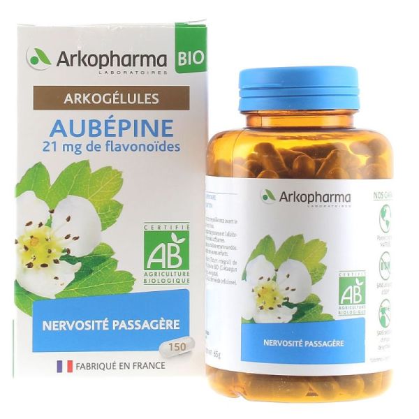 Arkopharma Arkogélules Aubépine Bio 150 Gélules
