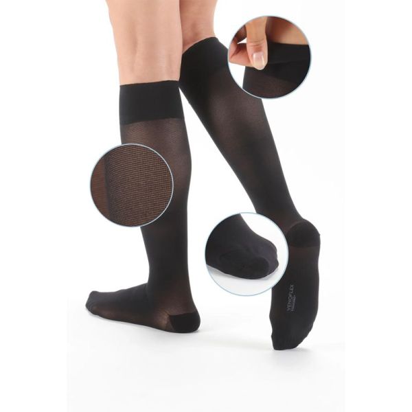 Thuasne Venoflex Secret Chaussettes de Contention Classe 1 Normal – Transparence et bien-être quotidien